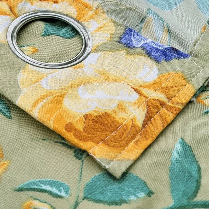 Meadow Flora Room Darkening Curtain - Set Of Two media 4