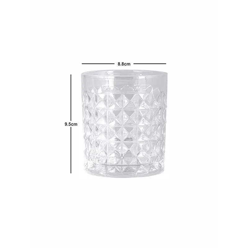Pebbles Glass Tumbler (280 ml) - Set of Six media 5