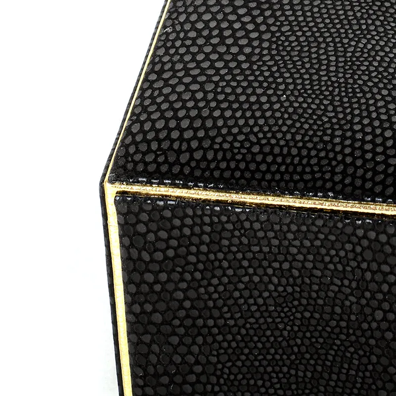 Tisquo Edge Faux Leather Tissue Box - Black media 7