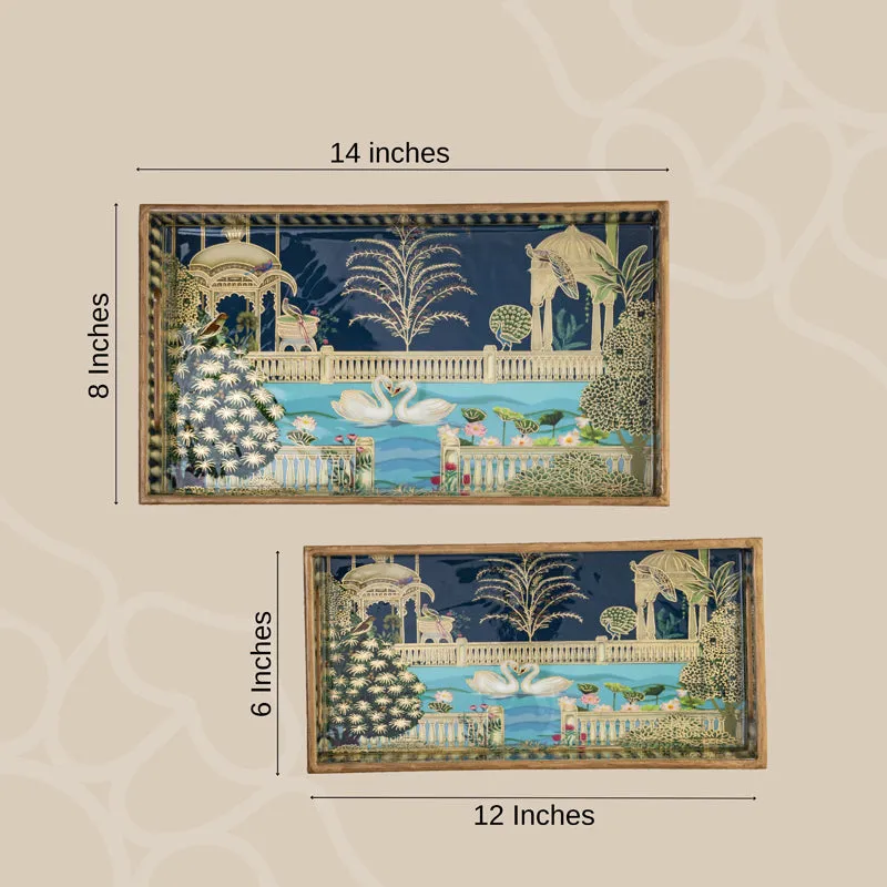 Rajhans Serving Tray - Set Of Two media 7