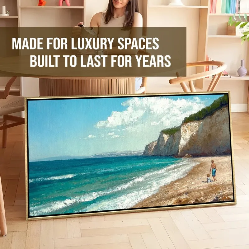 Wavecrest Canvas Wall Painting With Frame media 7