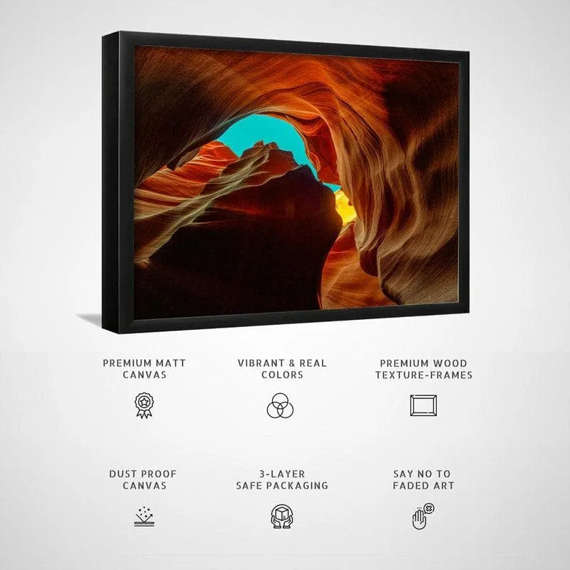 Clove Cave Wall Painting - Black Frame media 5
