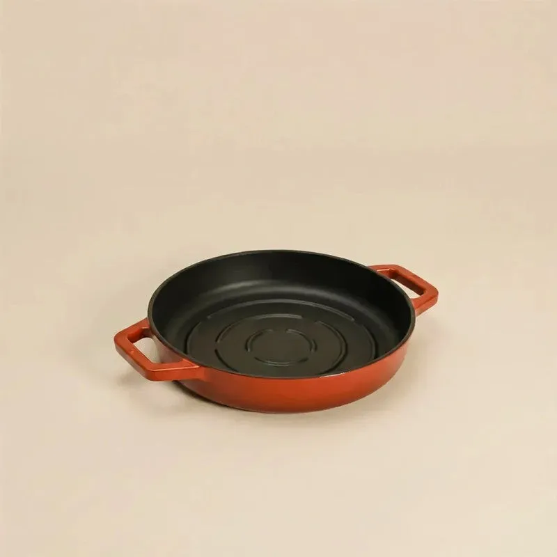 Cumin Co Enamel Cast Iron Bread Oven (Red) - 1000 mL media 6