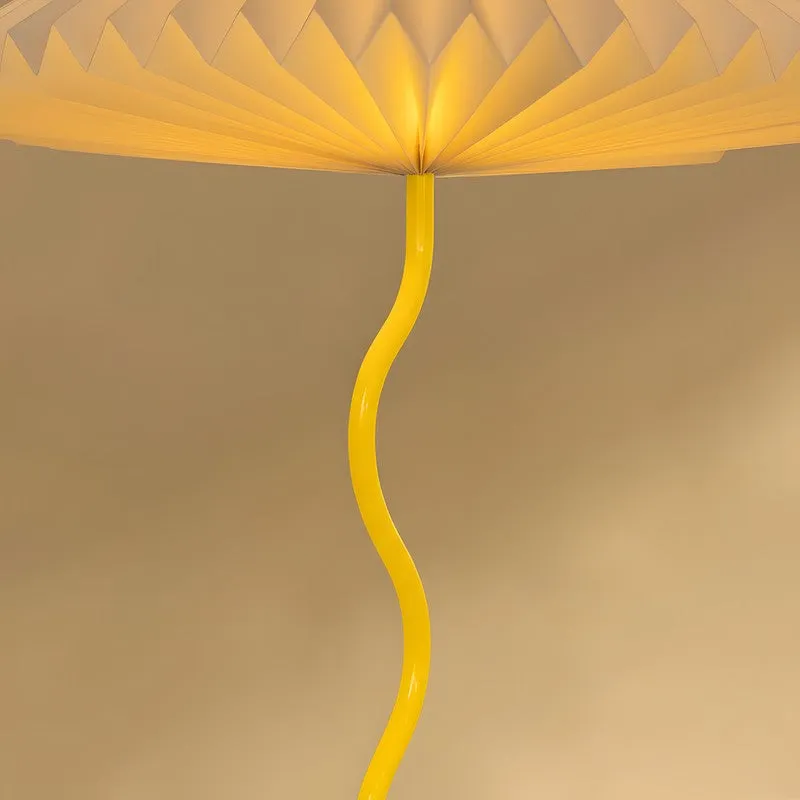 Fig Living Wavy Floor Lamp- Canary Yellow media 6