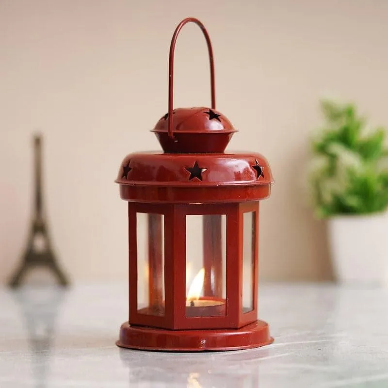 Lantern Lore Tealight Candle Holder - Red media 3
