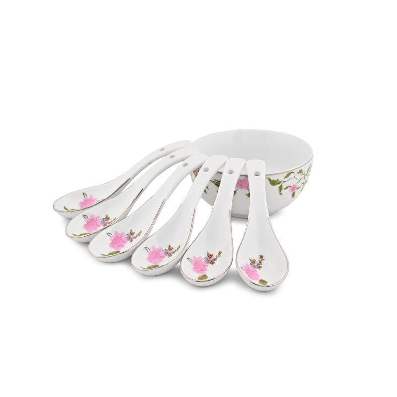 Monsson Lily Soup Bowl - Twelve Piece Set media 4