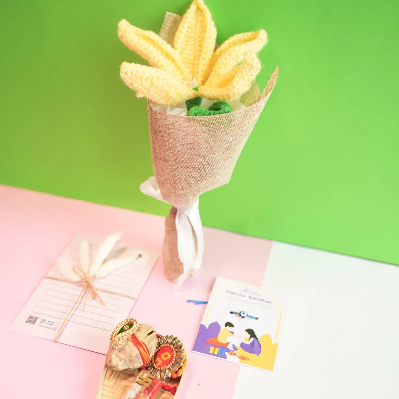 Bind In Bloom II Rakhi Gift Hamper media 7
