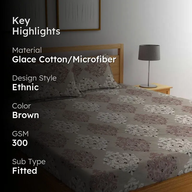 Nighttime Nymphs Fitted Microfiber Bedsheet - 300 GSM media 2