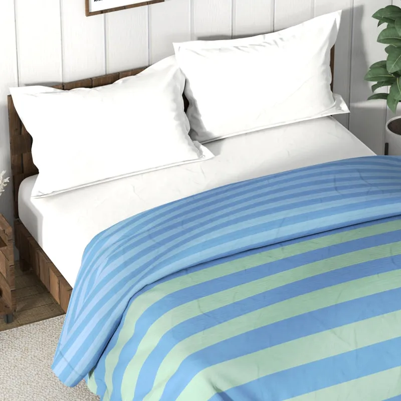 Nautica Nile Whisper Comforter (Blue,Green) - 130 GSM media 4
