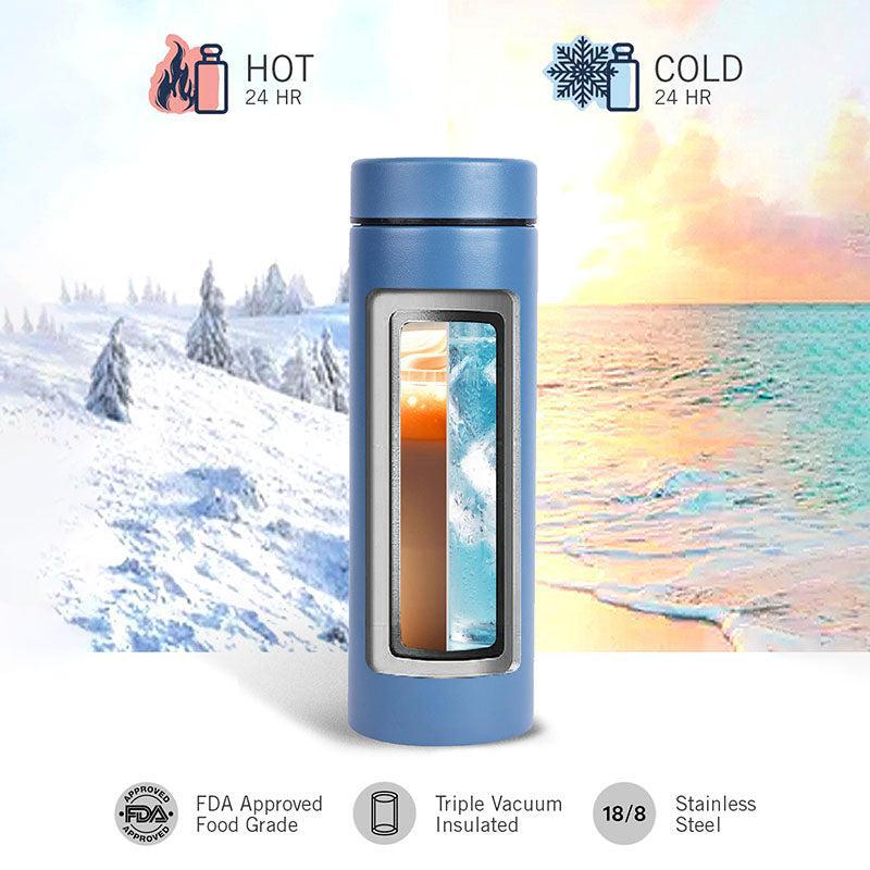 Nautica Aqua Lumina Insulated Stainless Steel Hot & Cold Travel Bottle - 500 mL media 5