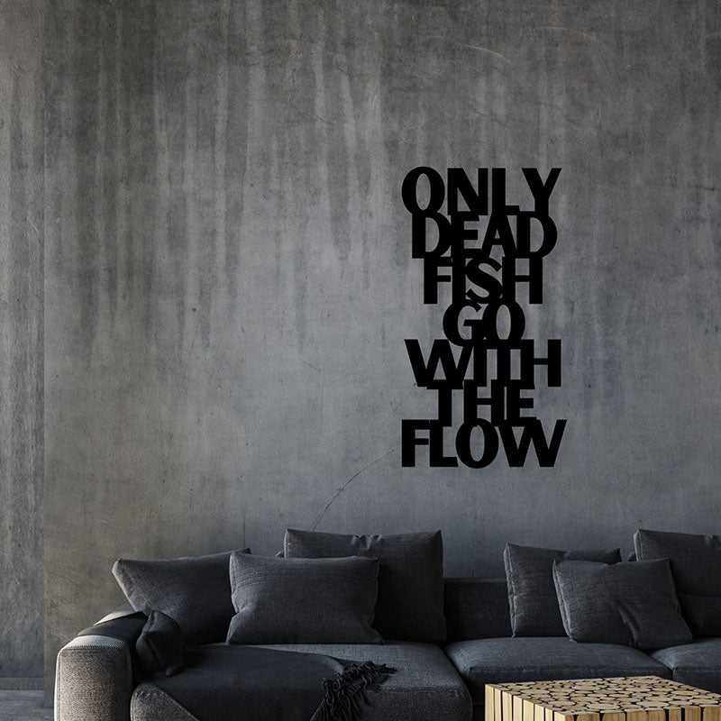 Dead Fish Iron Wall Accent