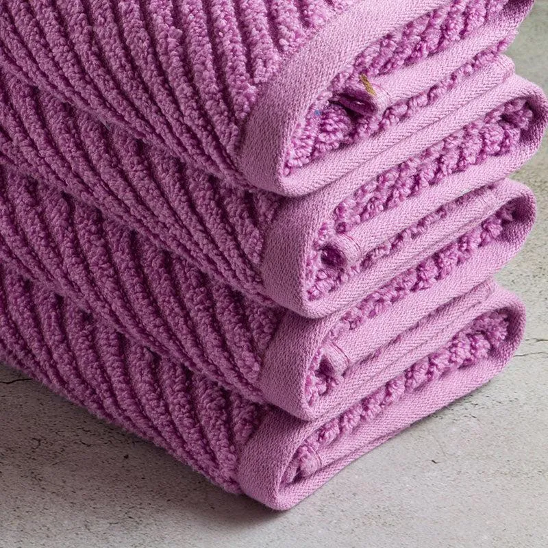 Nautica Riviera Soft Cotton Hand Towel (Lilac) - Set Of Four media 5