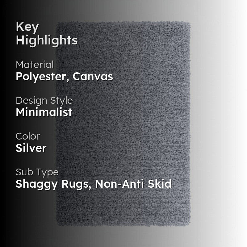 Artisanal Table Tufted Aura Rug - Silver media 2