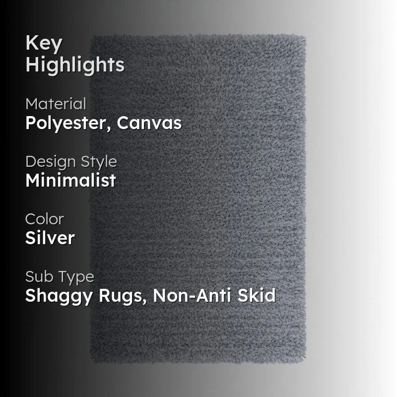 Artisanal Table Tufted Aura Rug - Silver media 2