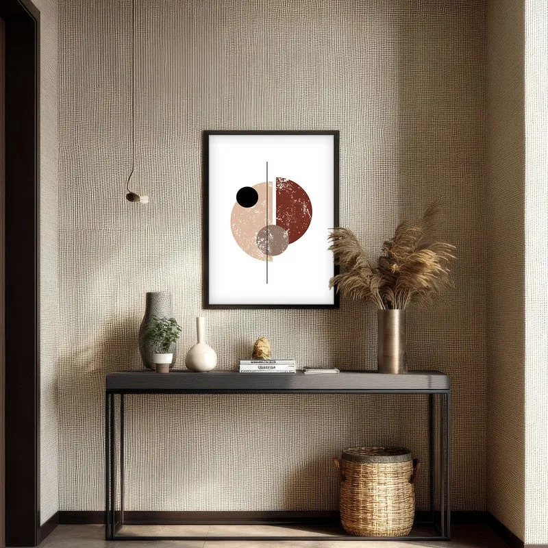 Tectonic Shift Canvas Wall Painting With Black Frame media 4