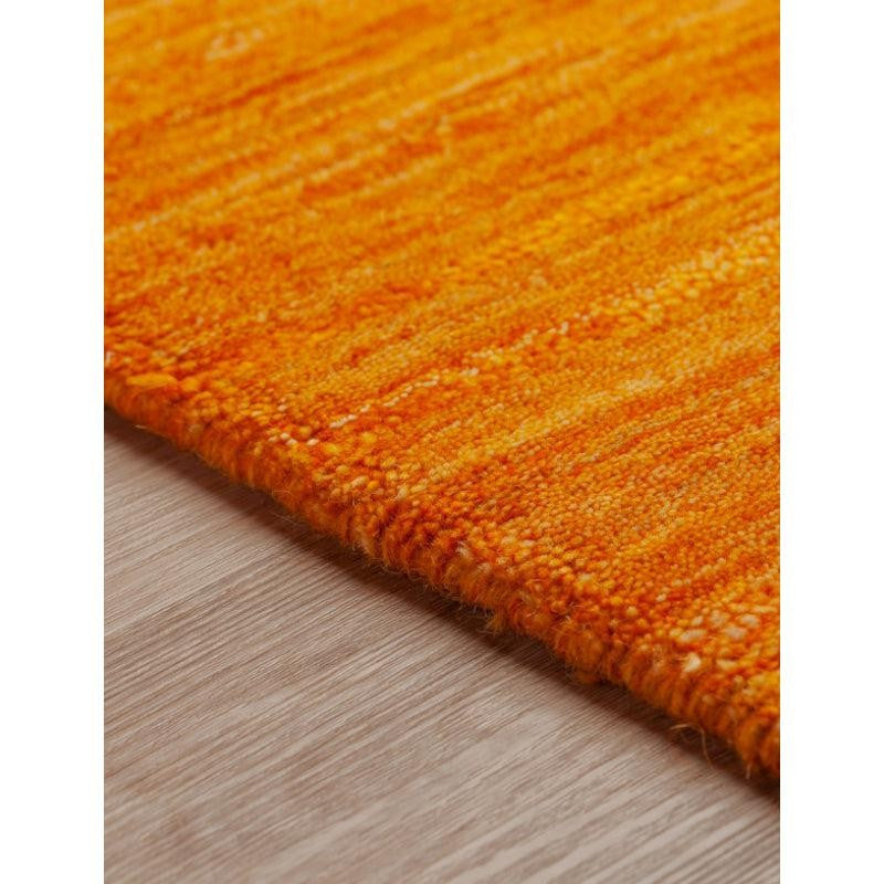 Aylin Hand Woven Wool Rug - Orange media 6