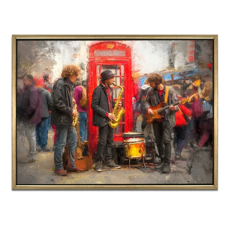 City Beat Canvas Wall Painting With Frame media 3