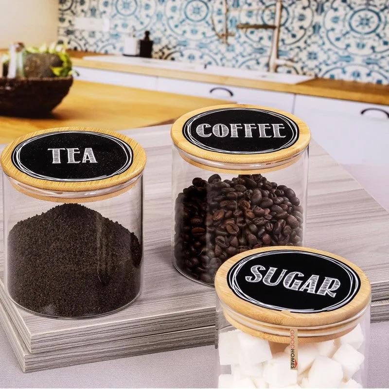 Transparent Glass Jars with Lid (650 mL Each) - Set of Three media 3