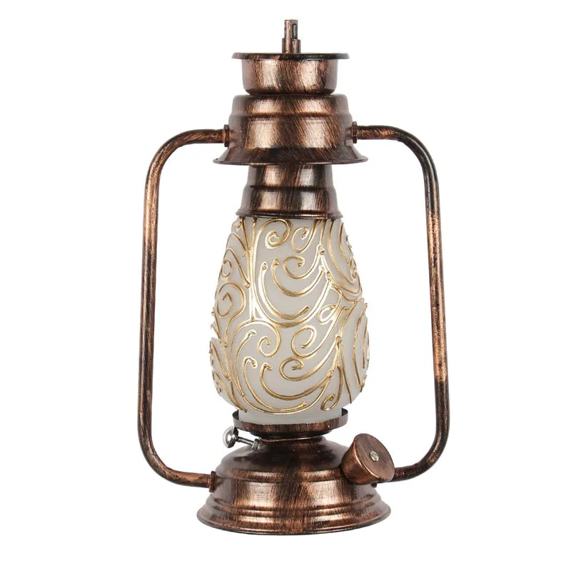 Saagar Mosaic Lantern Iron Wall Lamp - Copper media 5