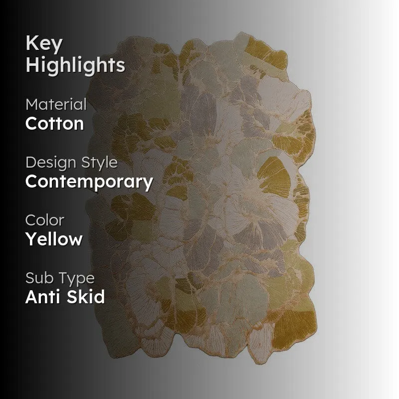 Kairo Cotton Carpet - Yellow media 2