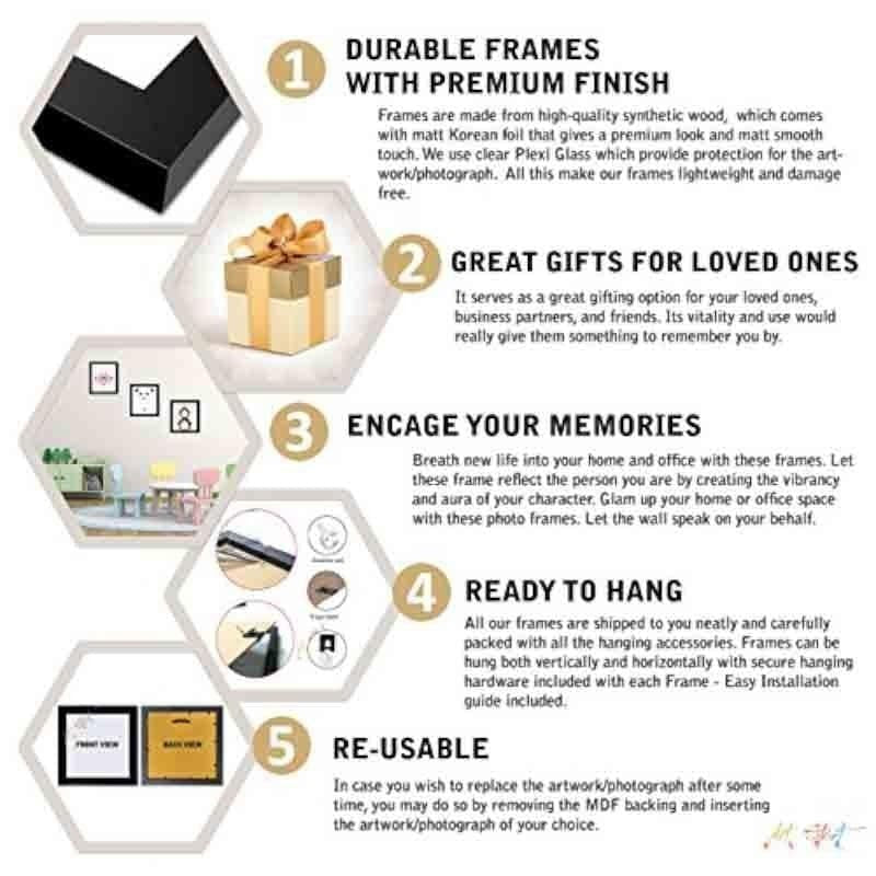Memories Encased Photo Frame (Black) - Set Of Ten media 5