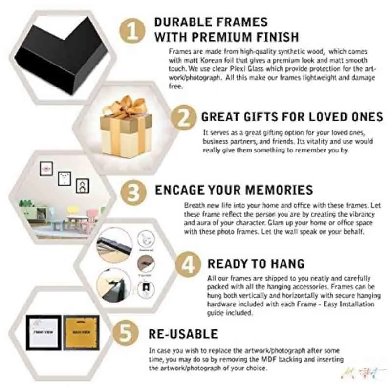 Memories Encased Photo Frame (Black) - Set Of Ten media 5