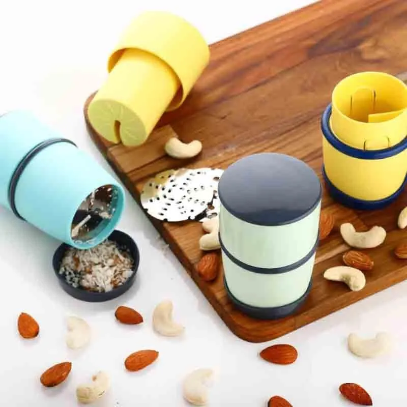 Buzzin' Multicolor Dry Fruit Grinder - Compact & Durable Kitchen Tool media 1