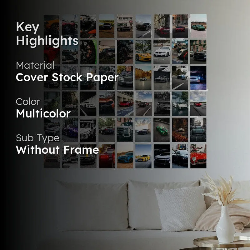 Framecraft Wall Poster Without Frame - Set of Fifty Four media 2
