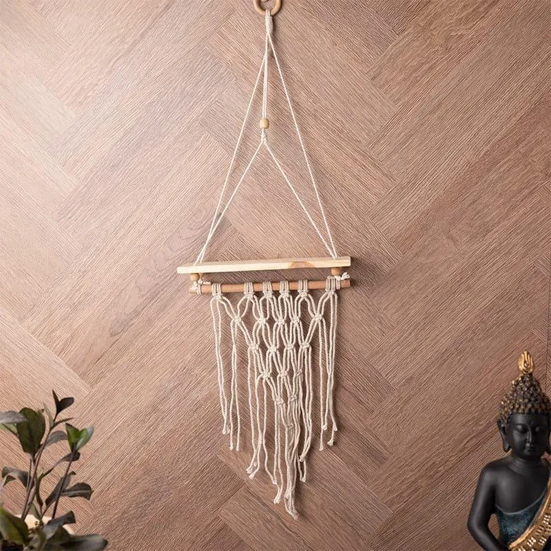 Hoyo Macrame Wall Shelf media 1