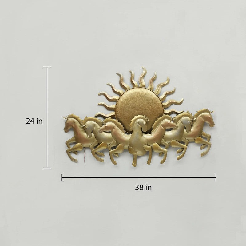 Vastu Horses Iron Wall Accents media 8