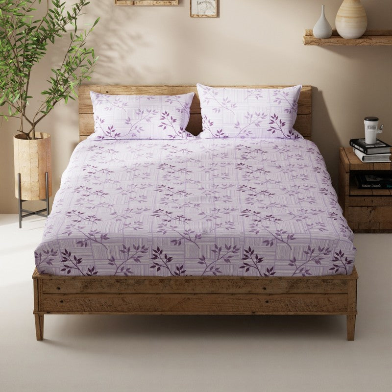 Uvral Bedsheet (Lavender) - 115 GSM media 3