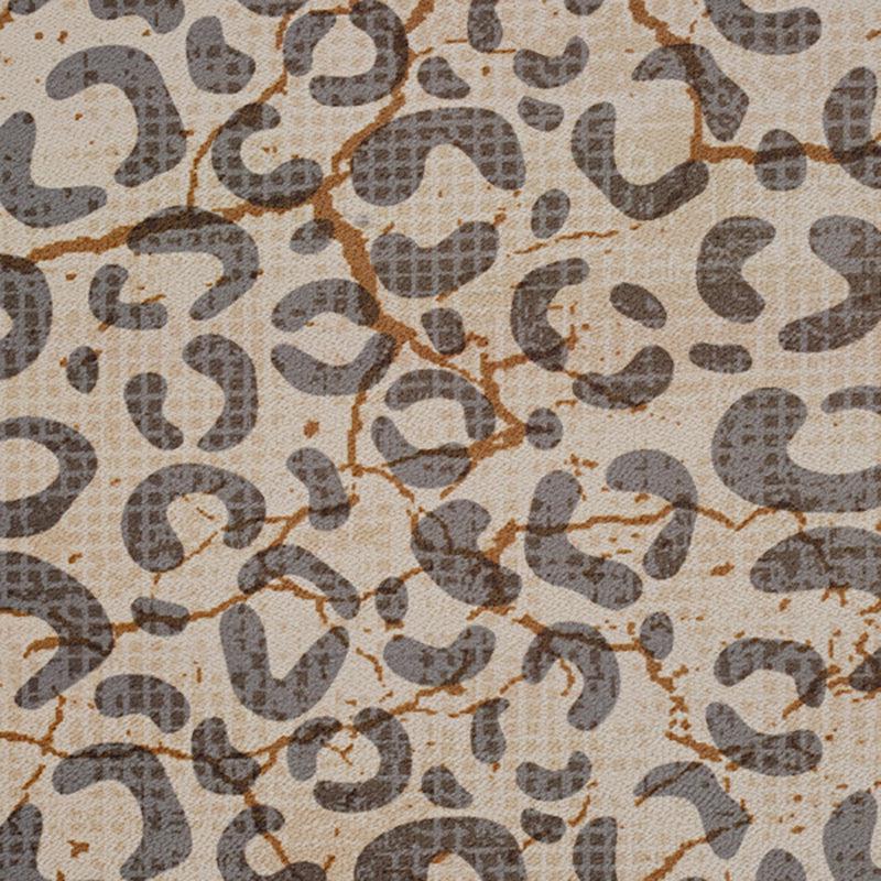 Beryl Abstract Polyester Anti-Skid Carpet - Beige & Brown media 4