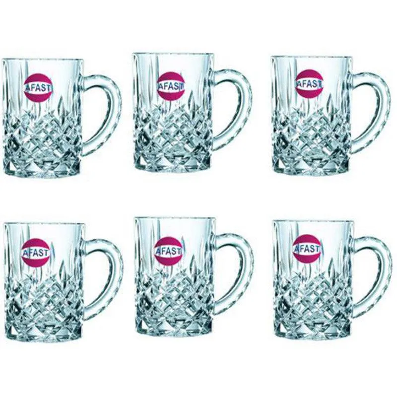 Sina Beer Mug (450 ML) - Set Of Six media 1