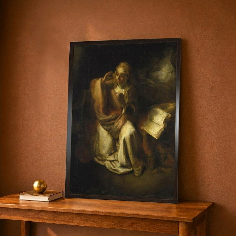 Annunciation Canvas Wall Painting - 9 x 12 inches