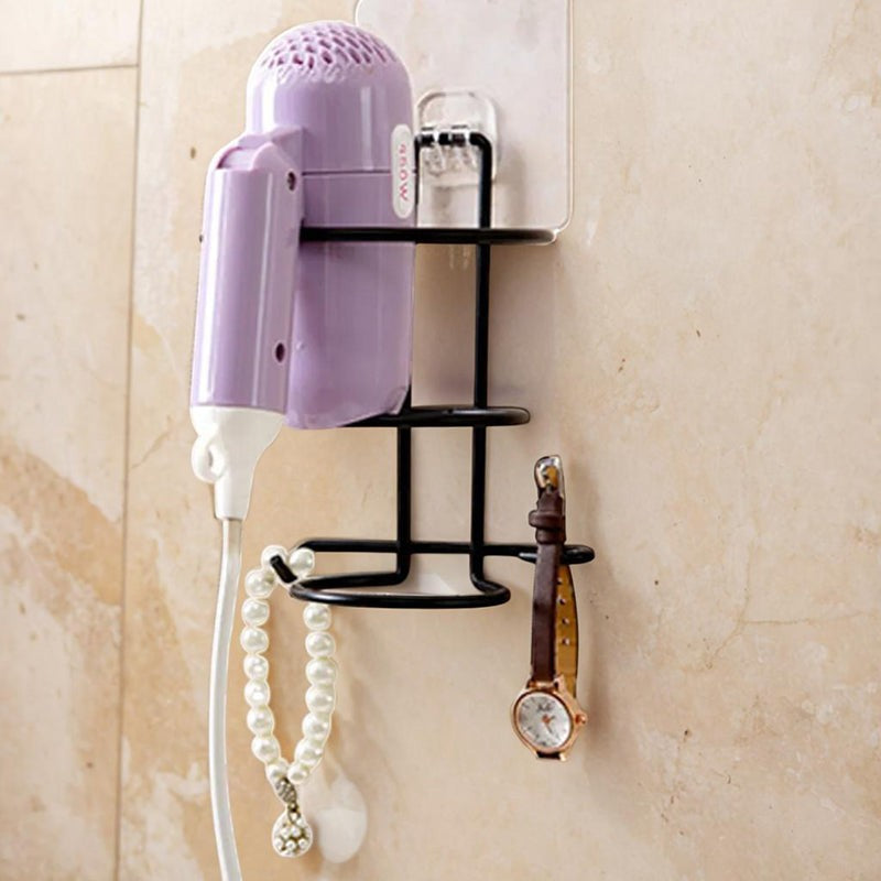 Tressix Metal Hair Dryer Holder - Black media 3