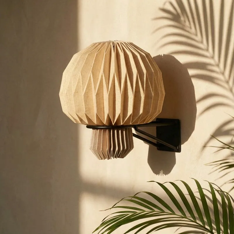 Fig Living Amber Linen Sconce media 7