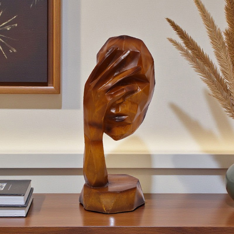 Veiled Polyresin Showpiece
