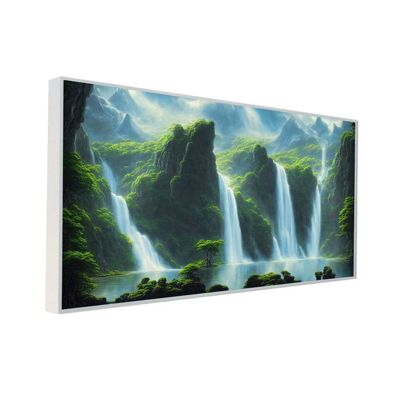 Dreamlike Cascade Wall Painting media 6
