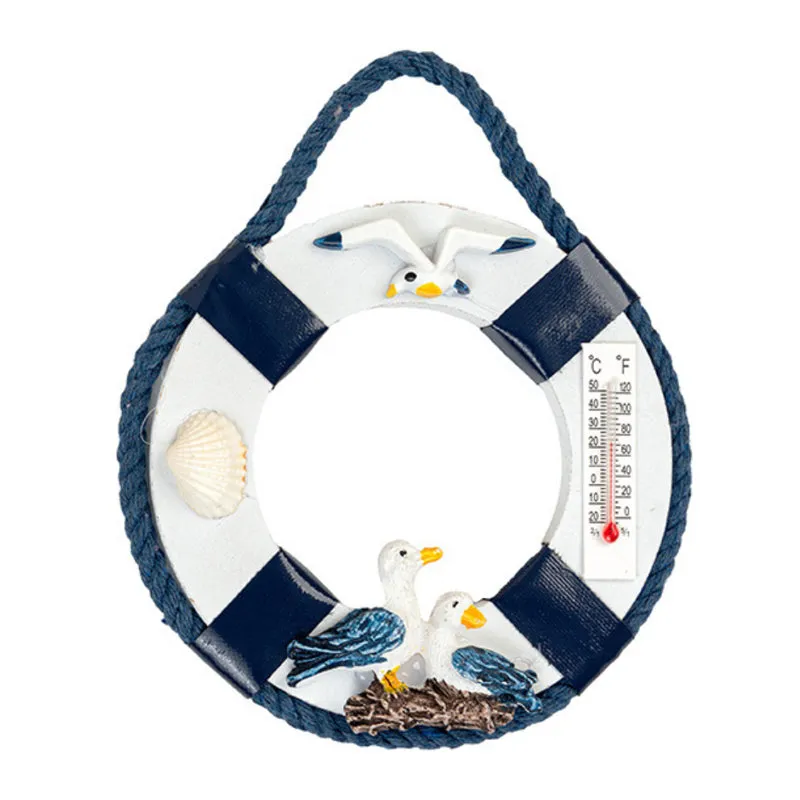 Bouy n Beach Wooden Wall Accent - Blue media 3