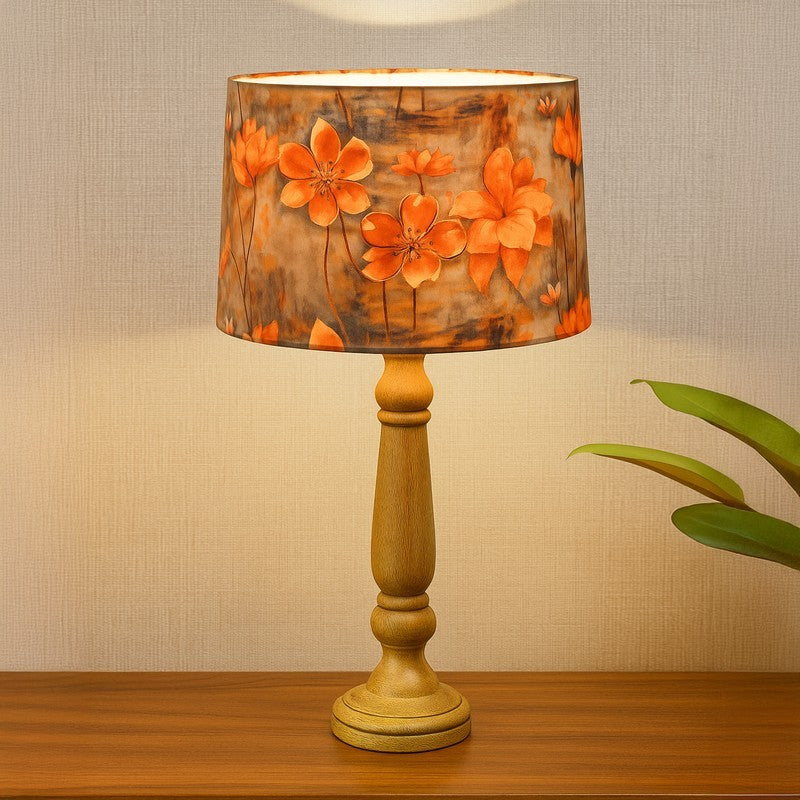 OptiLight Adjus Wooden Table Lamp - Multicolor
