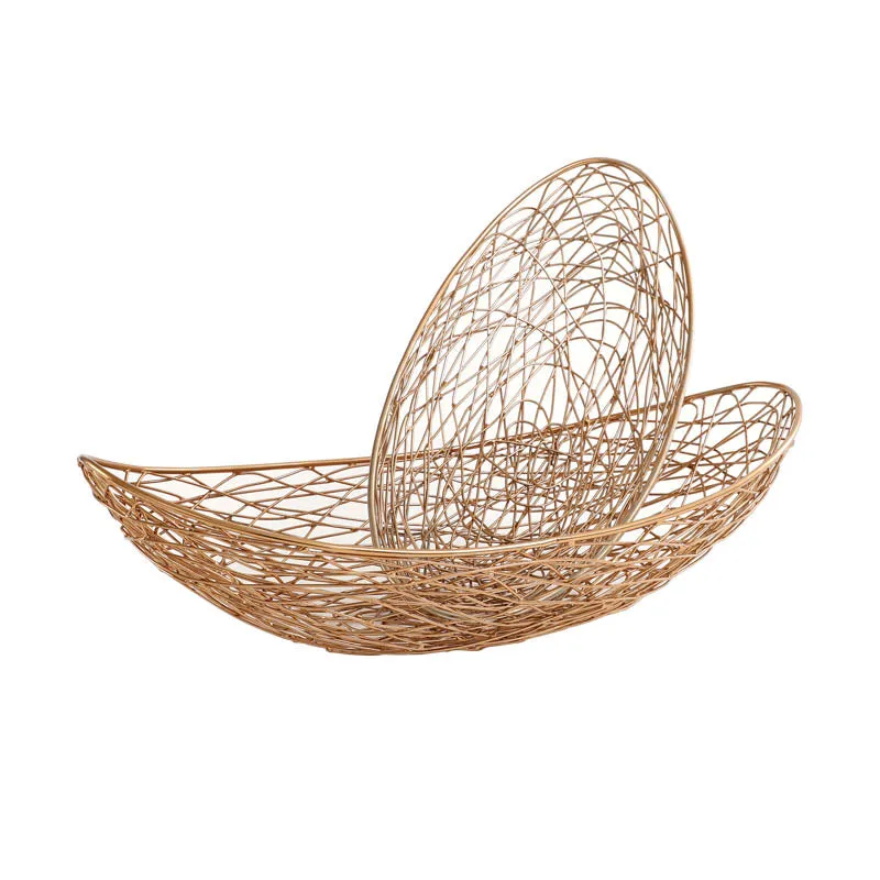 Luciana Fruit Basket (Copper) - Set Of Two media 4