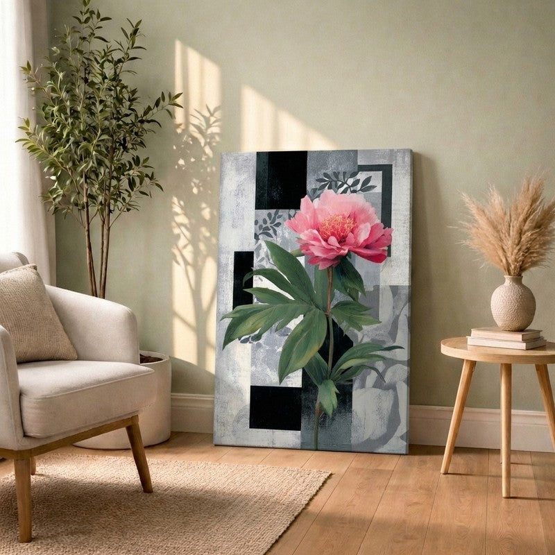 Petaline Flower Canvas Wall Art