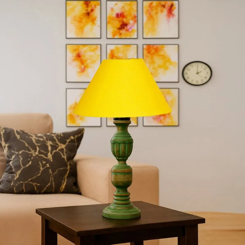 Arvello Vyno Wooden Table Lamp - Yellow media 4