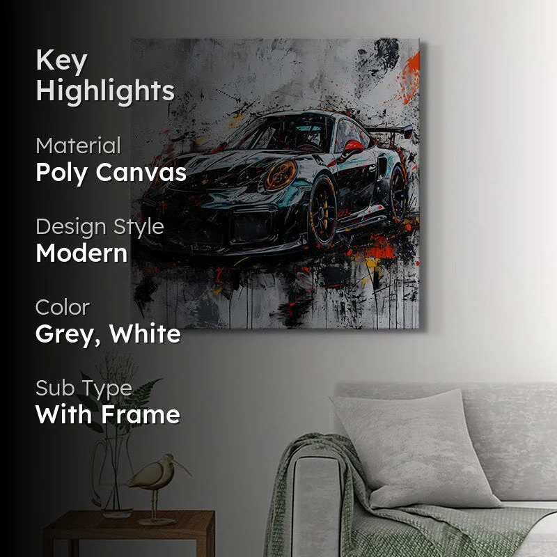 Sports Car Wall Painting media 2