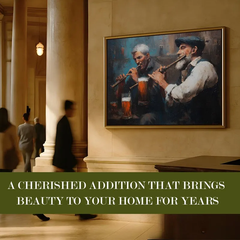 Fiddle & Ale Canvas Wall Painting With Frame media 7