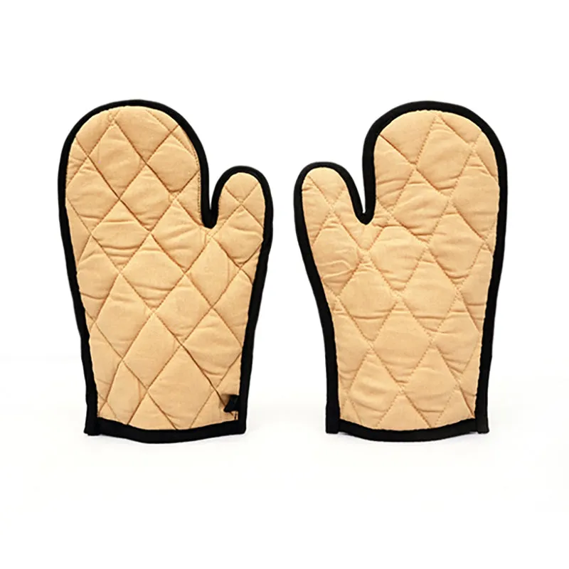 Swayam Teplo Kitchen Gloves (Beige & Black) - Set Of Two media 5