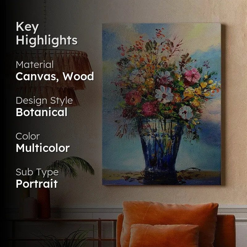 Flower In Vase - Gallery Wrap media 2