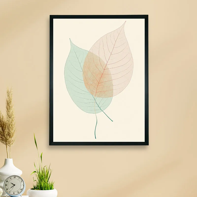 Fragile Leaves Wall Art With Resin Frame media 3