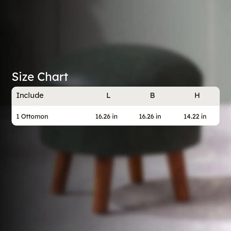 Urban Pouf Ottoman - Green media 7
