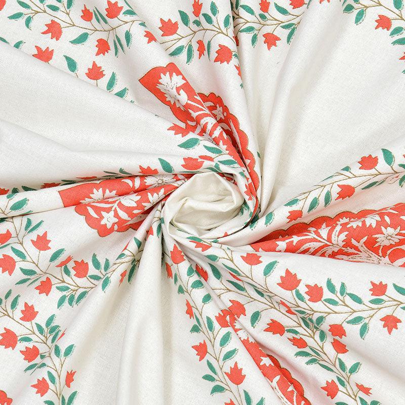 Soft Echoes Geometric Cotton Bedsheet - 180 TC media 5